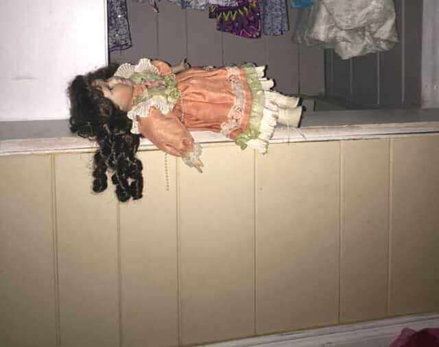 Creepy doll cheap in the hall