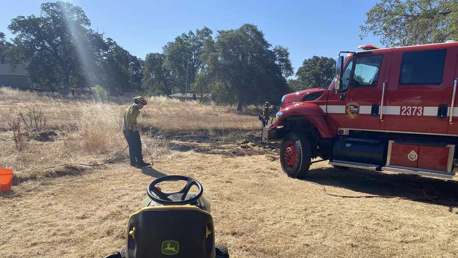 Grass fire extinguished on﻿ ﻿Lone Star Road in Placer County