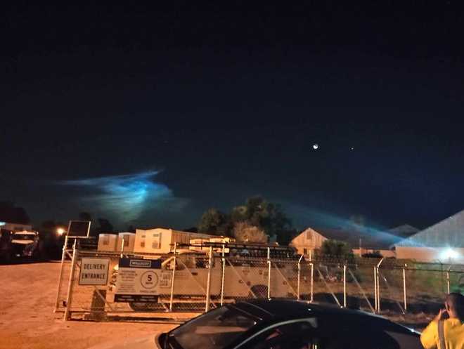 noctilucent clouds