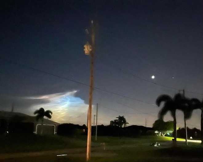 noctilucent clouds