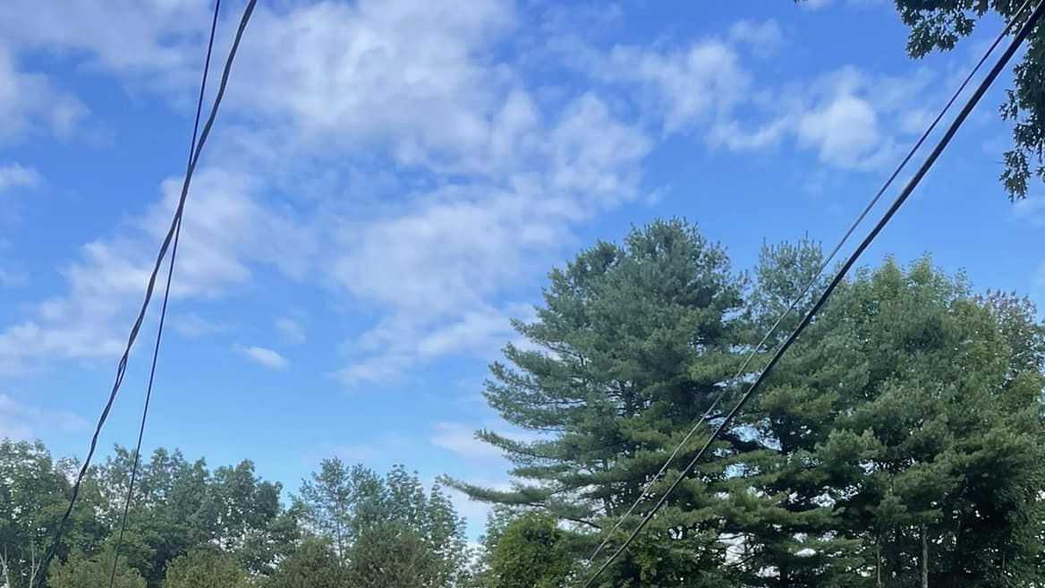 Car crash snaps utility pole, downs power lines in Standish
