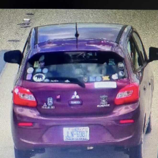 Car of missing June Marie. Mitsubishi SUV with NC plate JLN 6087.