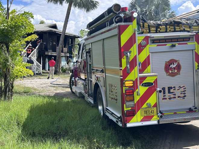 Bokeelia 2-story home heavily damaged by fire