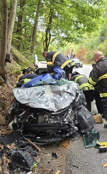 vehicle crash scene