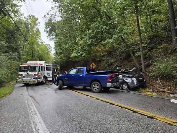 vehicle crash scene