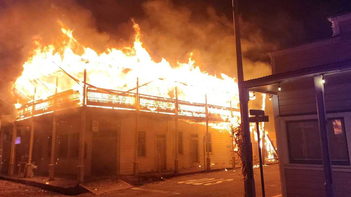 Historic building on Sutter Creek’s Main Street destroyed in fire