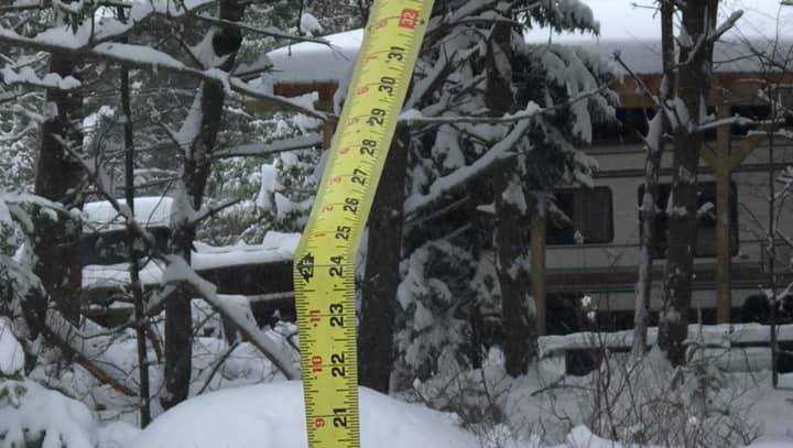 new hampshire snowfall town totals