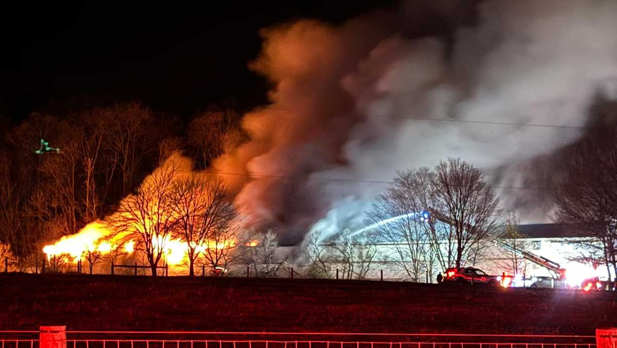 Fire crews called to scene of commercial building fire in Lebanon County