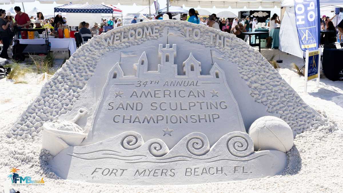 'Gulfcoasting' at the 35th annual American Sand Sculpting Championship