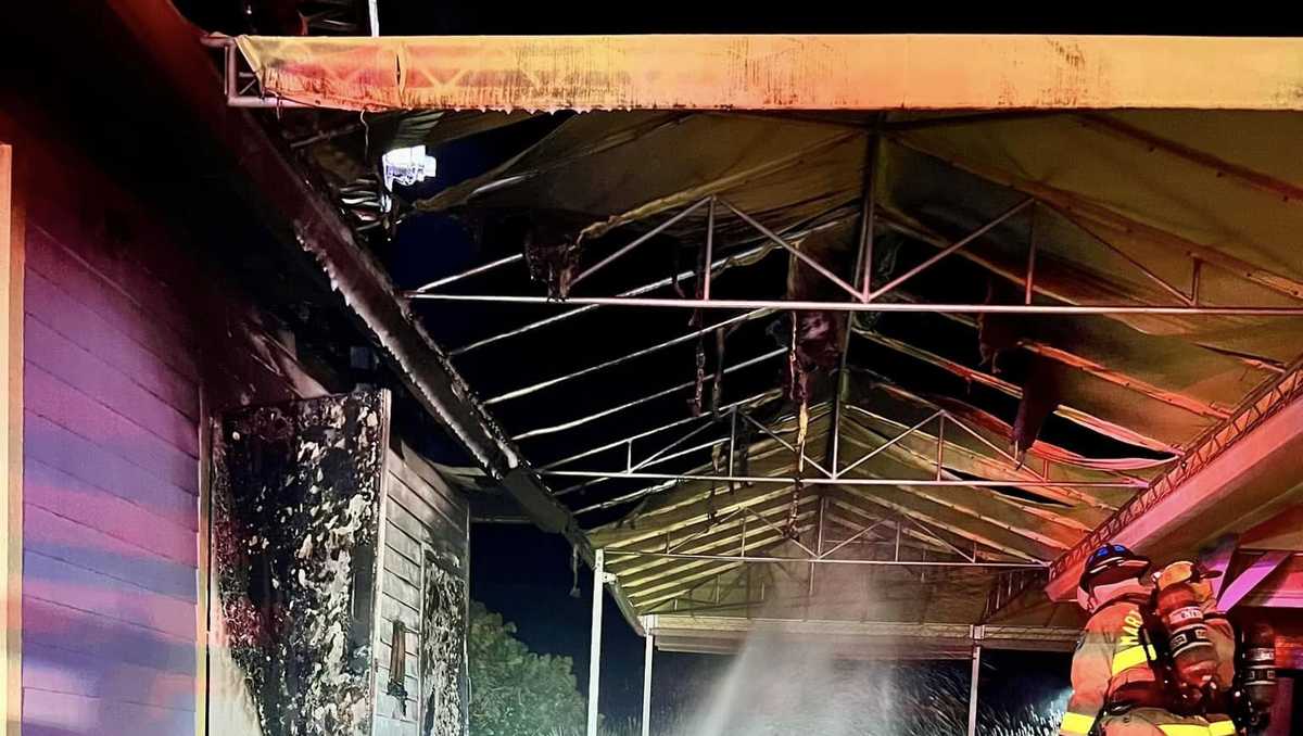 Boardwalk, restaurant damaged by fire in South Florida