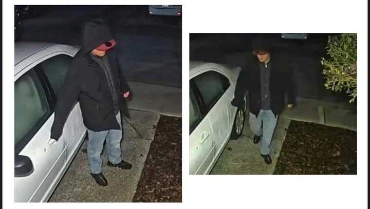 Seaside police need help identifying man trying to break into cars