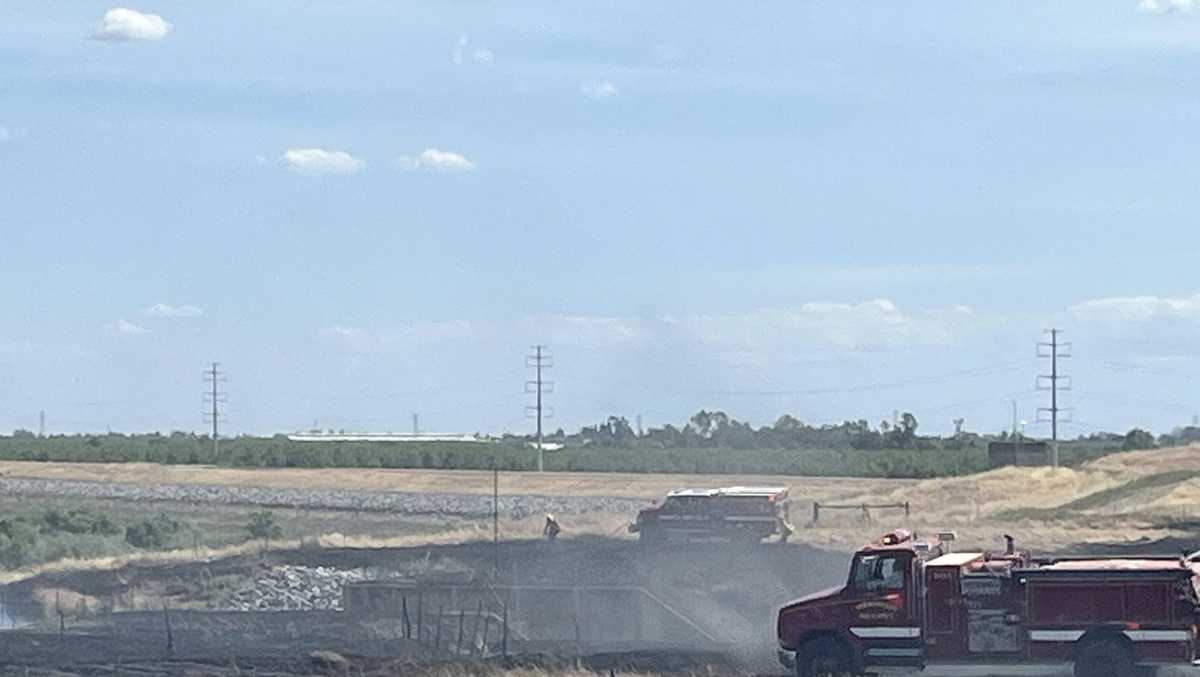 Duck Fire: Crews respond to vegetation fire in San Joaquin County