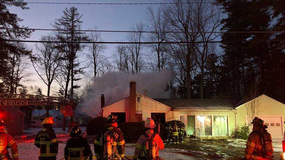 Crews spend hours battling Colchester house fire