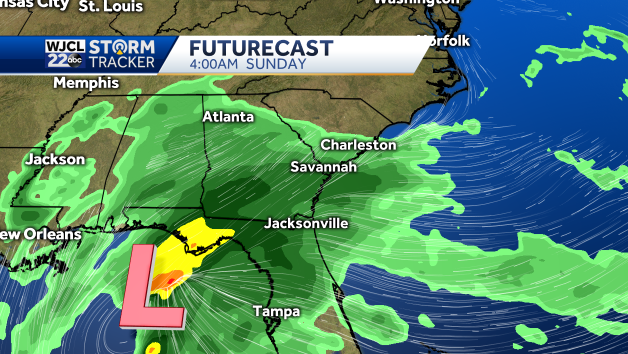 Coastal low to push rain, wind across the Southeast this weekend