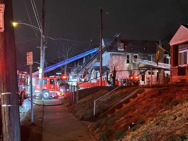 Firefighter suffers injury after fire at a vacant house in Evanston
