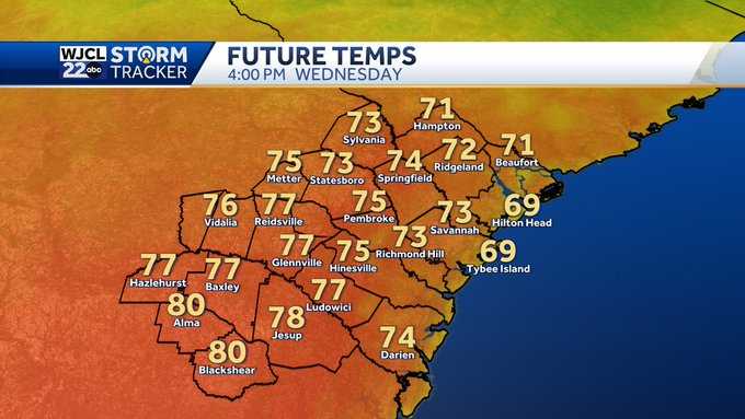 Savannah: Highs in the 80s possible later this week - WJCL