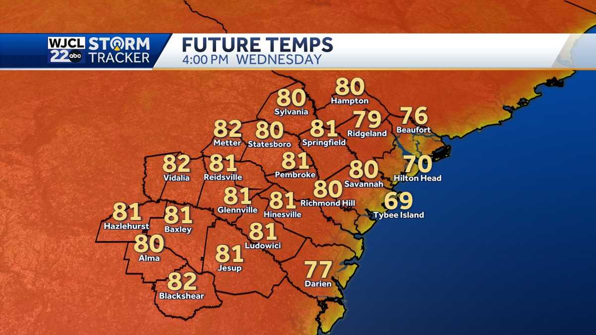 Savannah: Tracking the next chance of rain