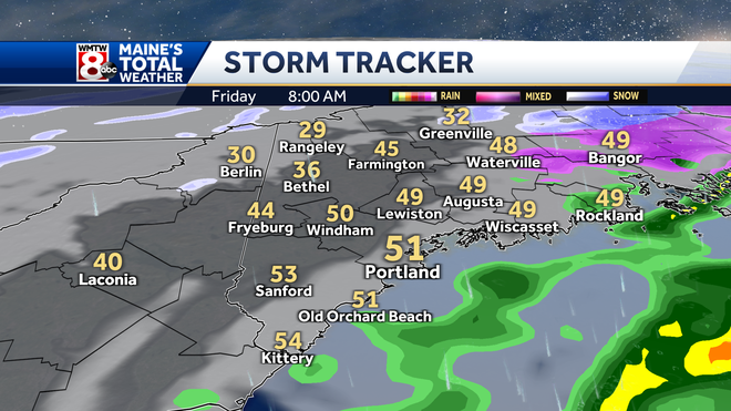 Maine to get hit with high winds, heavy rain from storm