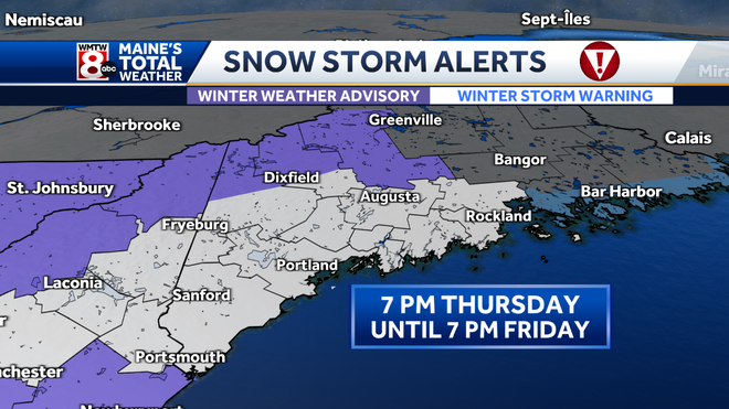 Maine Forecast: Maine storm dumps heavy snow