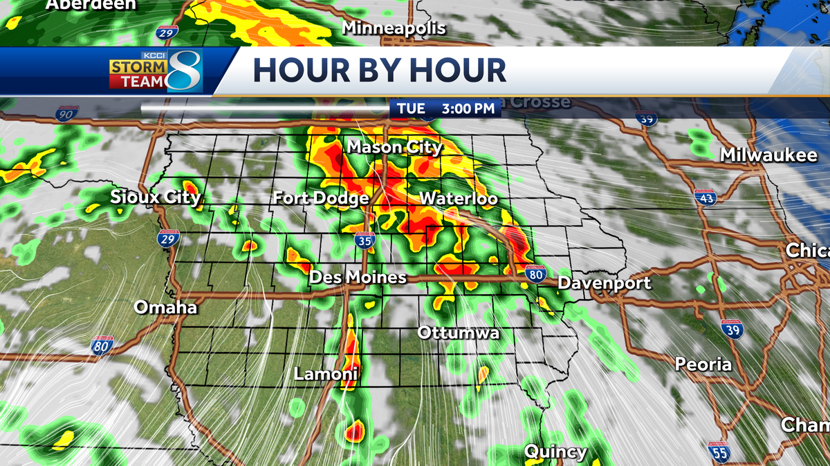 Tracking Severe Weather In Iowa: Hour-by-hour Forecast For Tuesday 