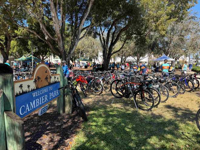 bikes in the park