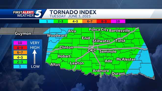 june 3, 2025 oklahoma tornado index severe storms