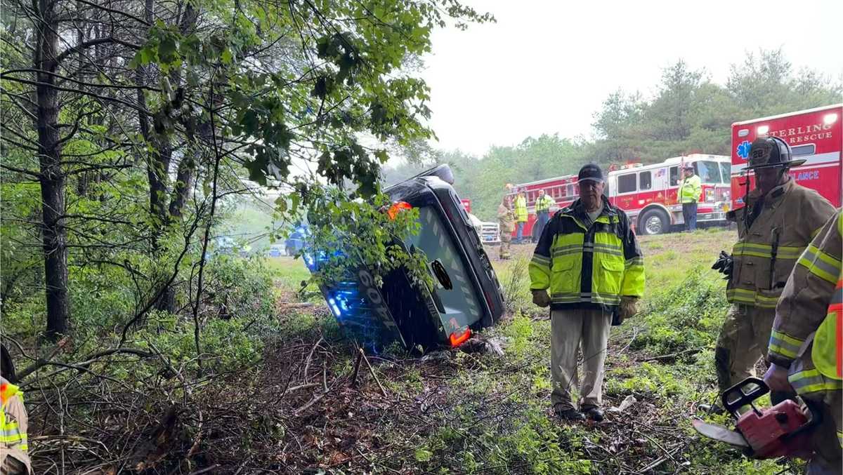 MSP cruiser crashes while responding to separate crash in Mass. town
