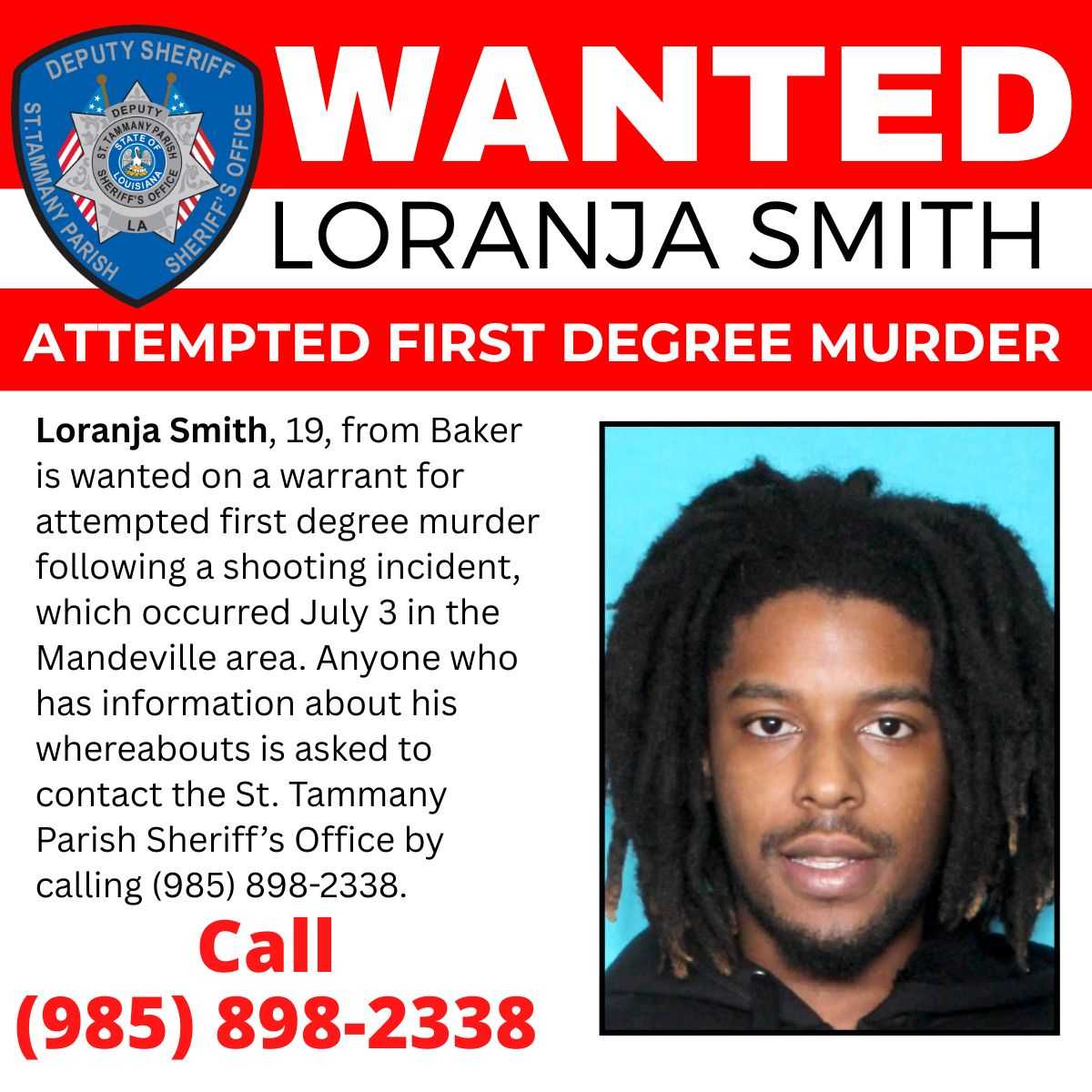 Mandeville shooting: Two arrested, one sought - WDSU