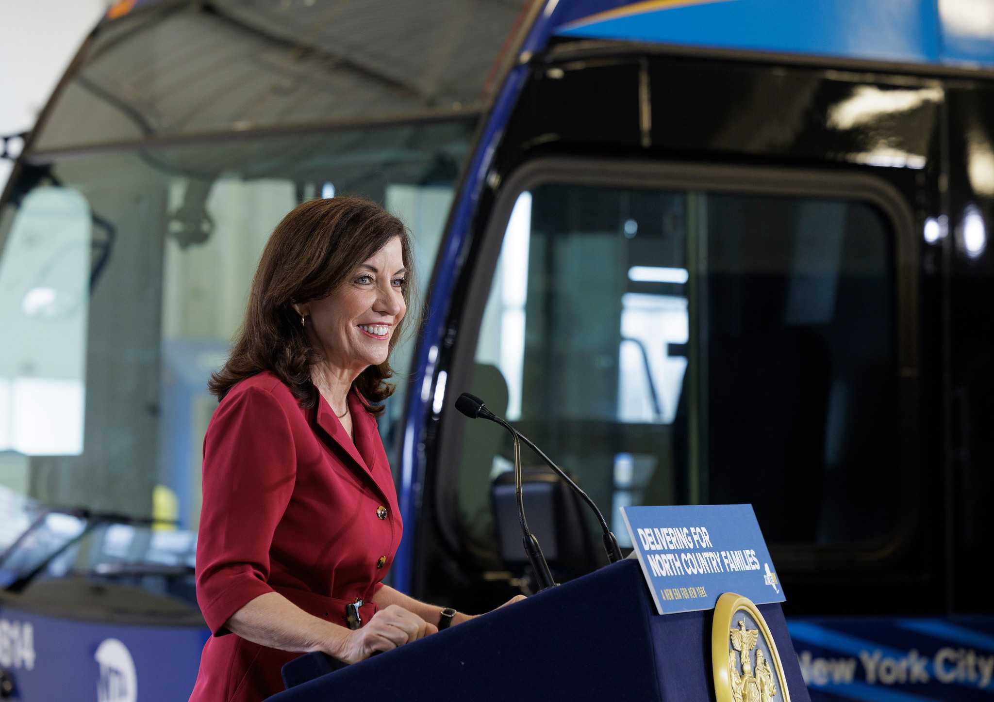 Gov. Kathy Hochul Visits Plattsburgh To Discuss New State Budget