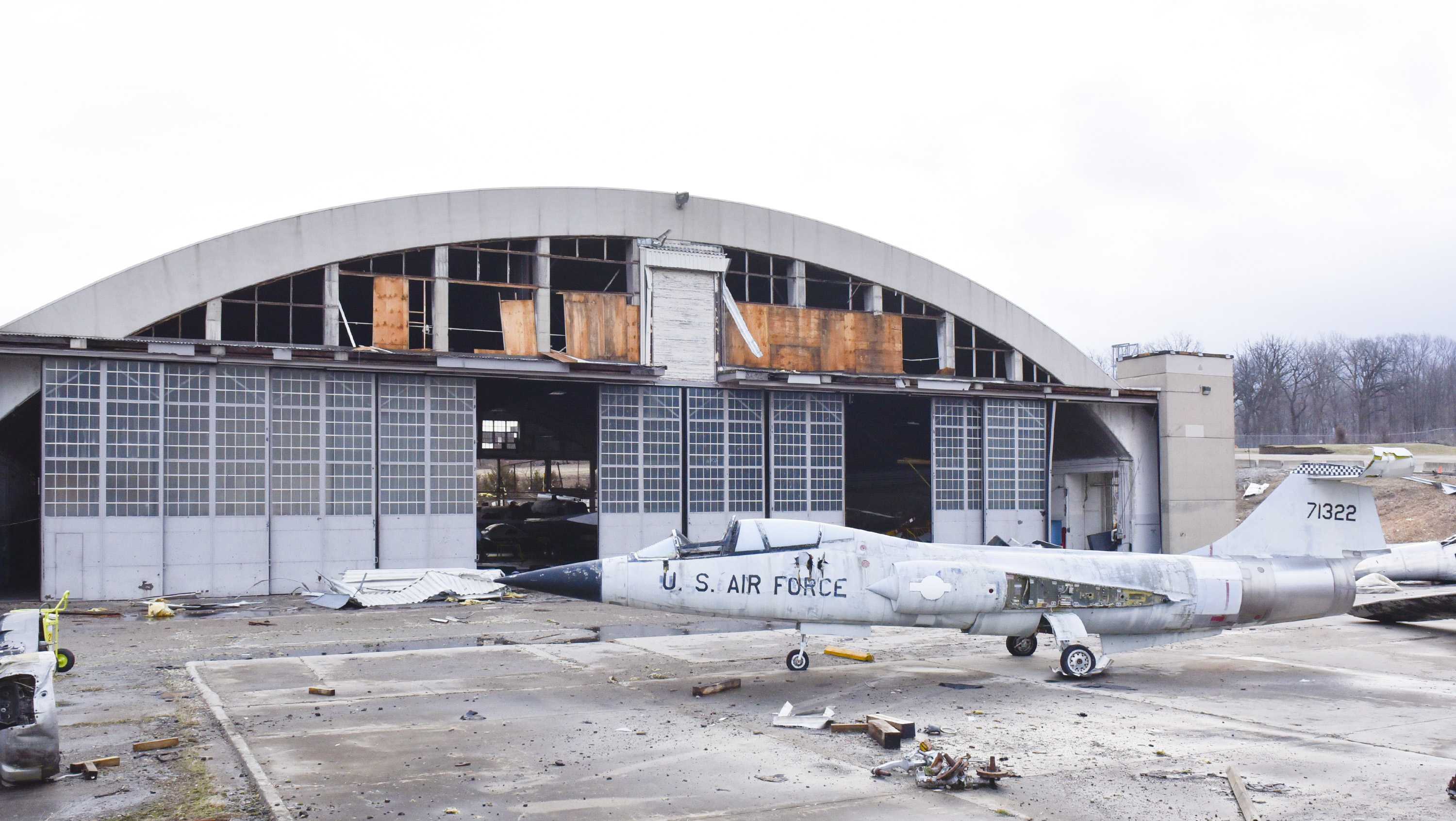 PHOTOS: Wright-Patterson Air Force Base suffers damage from suspected tornado - Vimarsana News