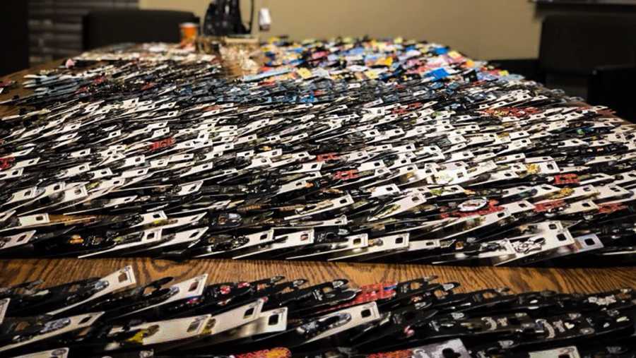 More than $10,000 worth of Disneyland merchandise was found during a traffic stop.