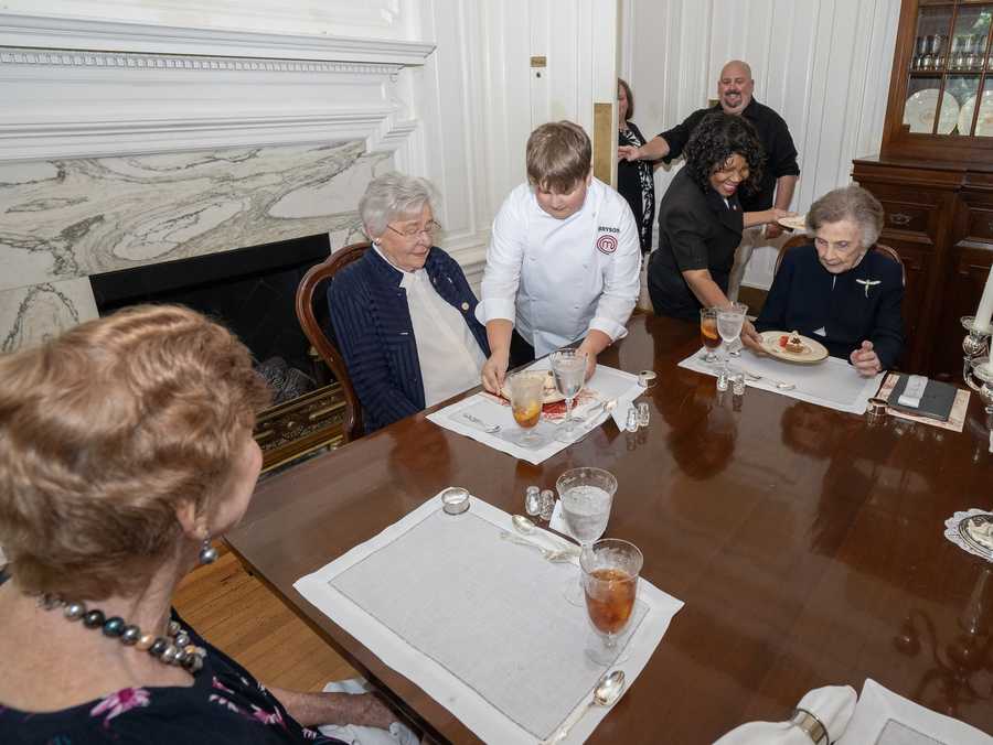 Governor Kay Ivey hosts MasterChef Junior Bryson McGlynn to the Executive Mansion for a three-course lunch Governor Kay Ivey hosts MasterChef Junior Bryson McGlynn to the Executive Mansion for a three-course lunch