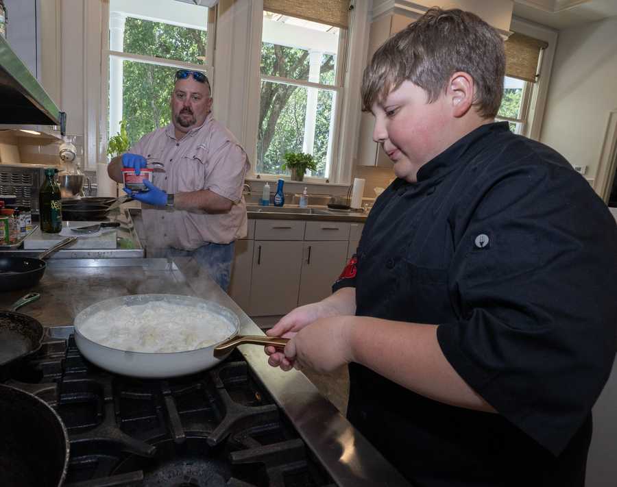 Governor Kay Ivey hosts MasterChef Junior Bryson McGlynn to the Executive Mansion for a three-course lunch Governor Kay Ivey hosts MasterChef Junior Bryson McGlynn to the Executive Mansion for a three-course lunch