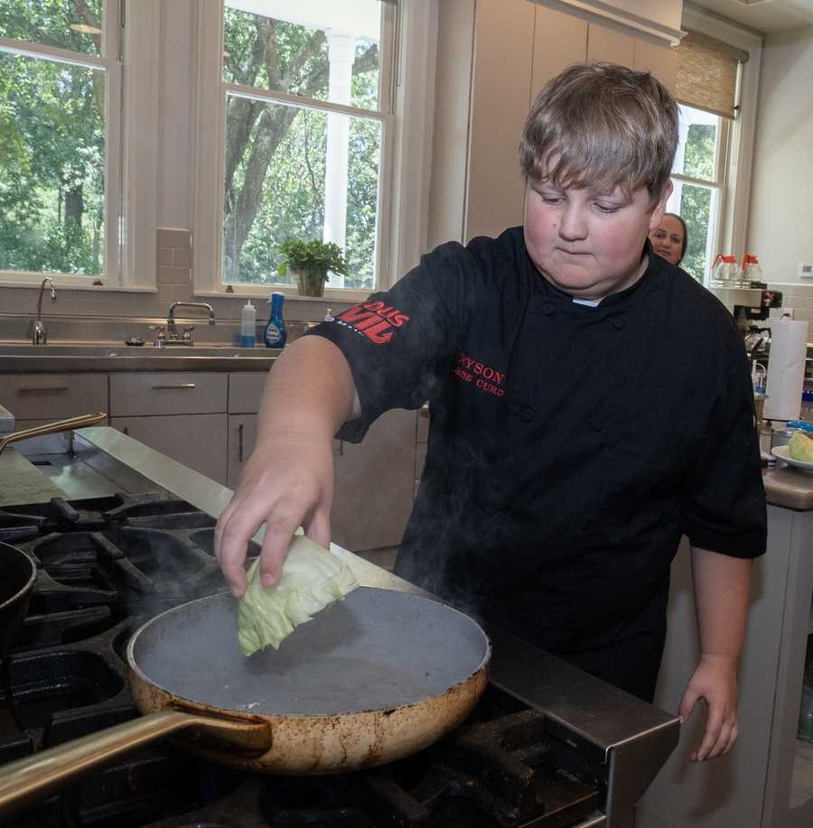 Governor Kay Ivey hosts MasterChef Junior Bryson McGlynn to the Executive Mansion for a three-course lunch Governor Kay Ivey hosts MasterChef Junior Bryson McGlynn to the Executive Mansion for a three-course lunch