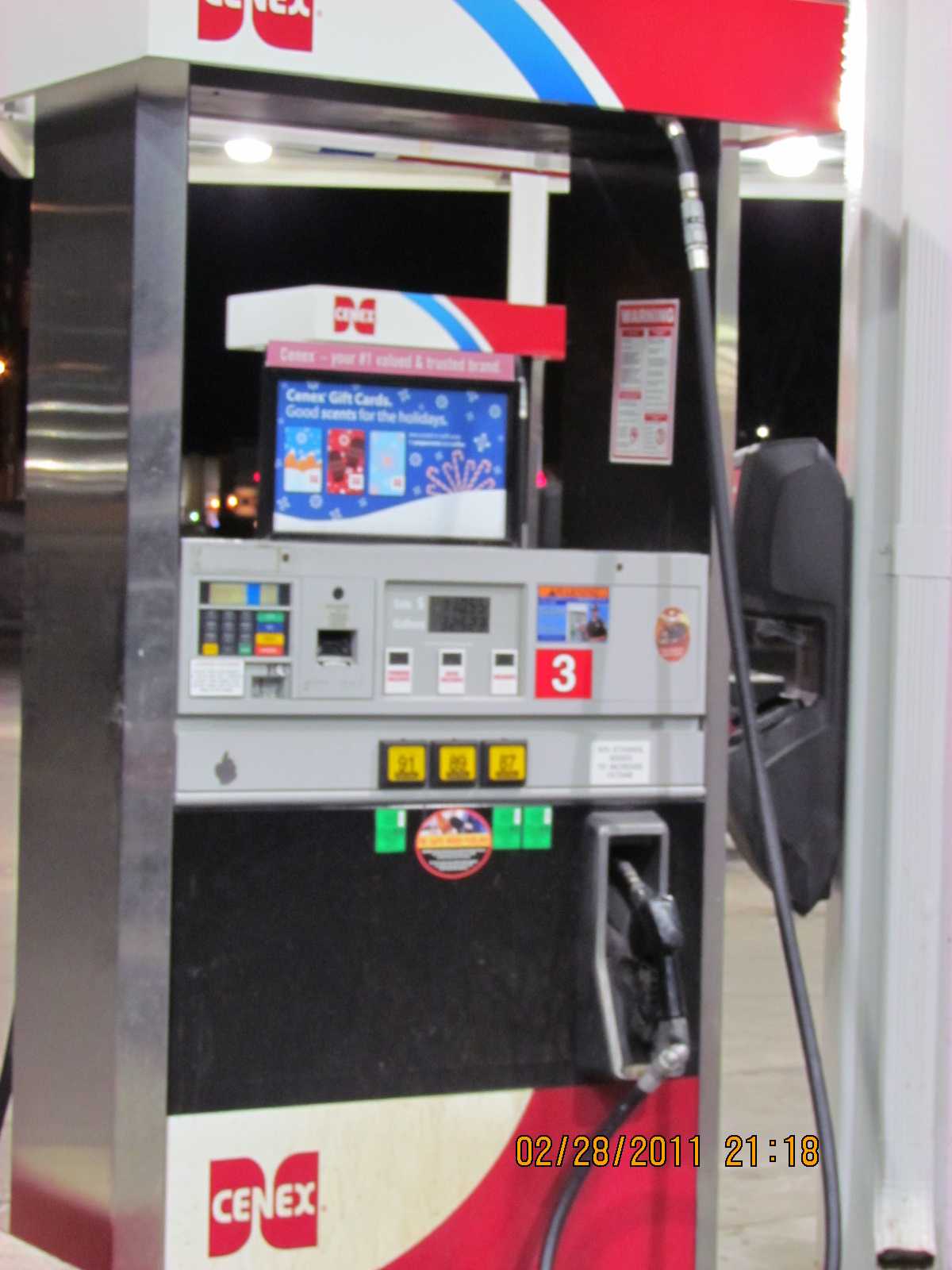 gas pump machine