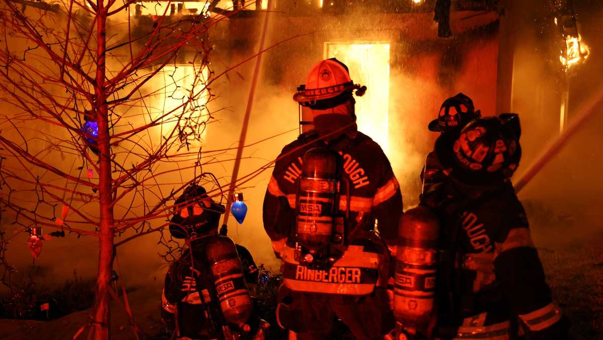 Fireworks cause house fire in Hillsborough County, displacing family on New Year's