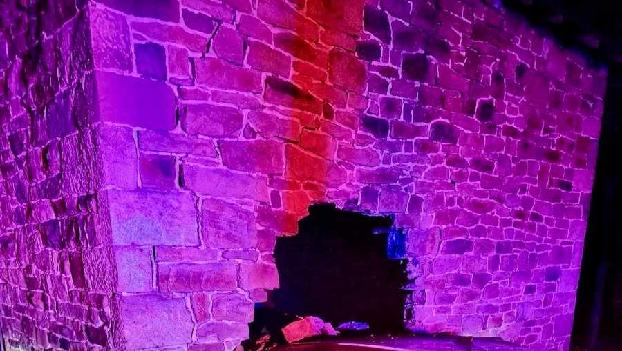 Driver flees after plowing through historic 200-year-old ice house in ...