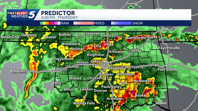 TIMELINE: Another round of storms brings tornado risk to Oklahoma