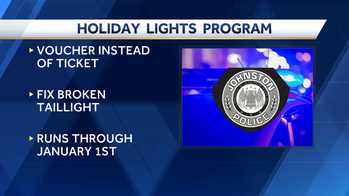 Johnston, Iowa police offer vouchers instead of tickets