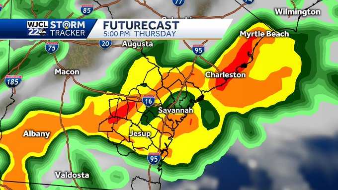 Dry and quiet now...next round of strong storms arrives Thursday - WJCL