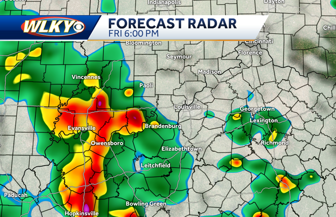 Louisville weekend weather: Multiple chances for storms