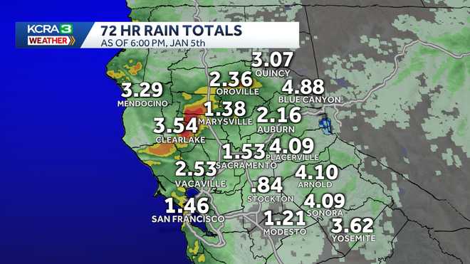 jan. 5 rain totals