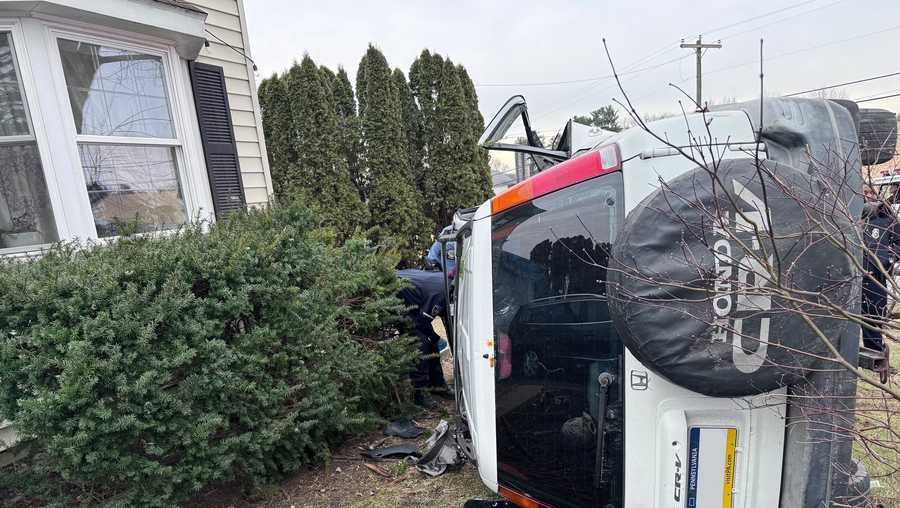 SUV malfunctions, crashes into fence, tree before flipping in Lancaster ...