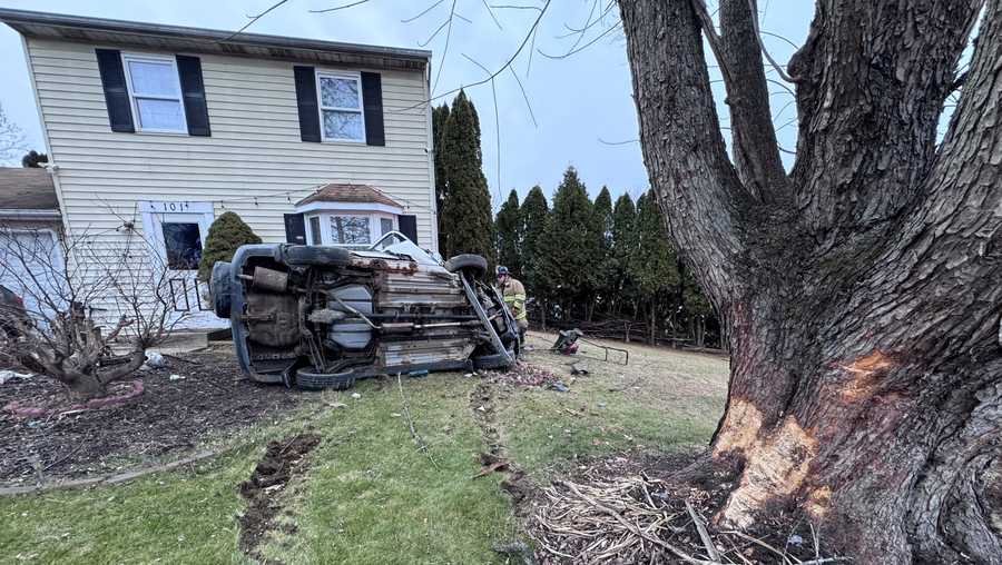 SUV malfunctions, crashes into fence, tree before flipping in Lancaster ...