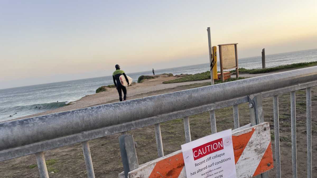 West Cliff erosion worries surfers