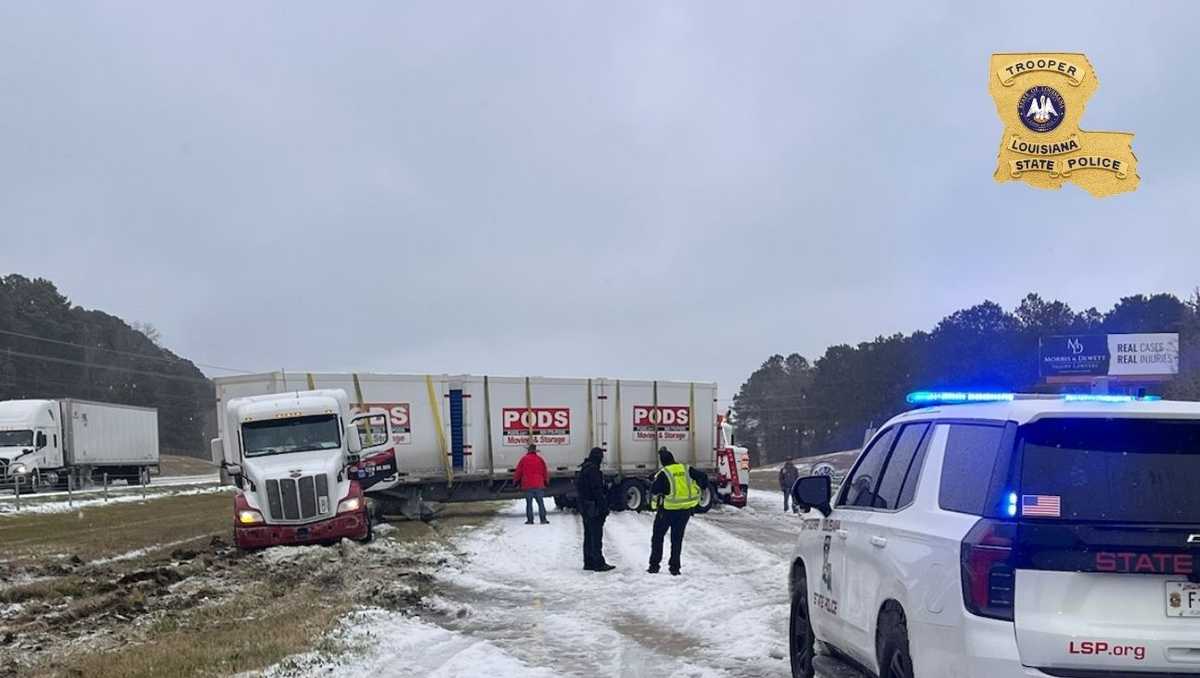 North Louisiana seeing icy roads as winter weather continues