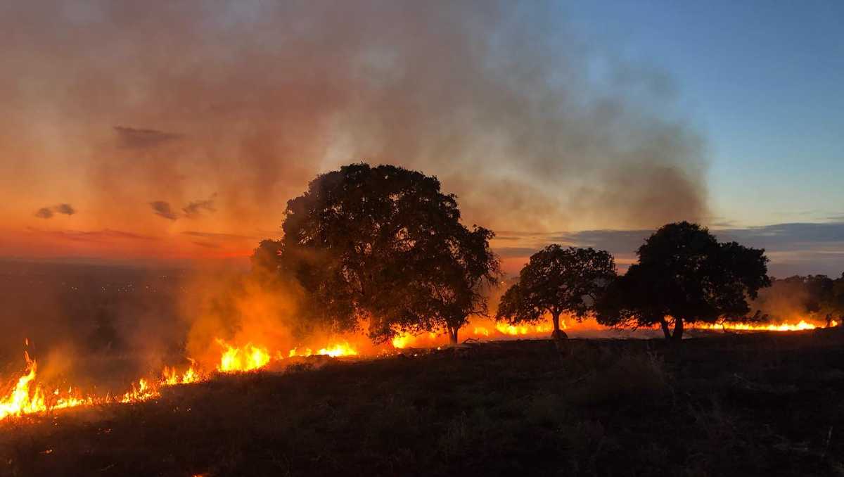 Family Starts Fire In Rocklin While Taking Photos With Sparklers