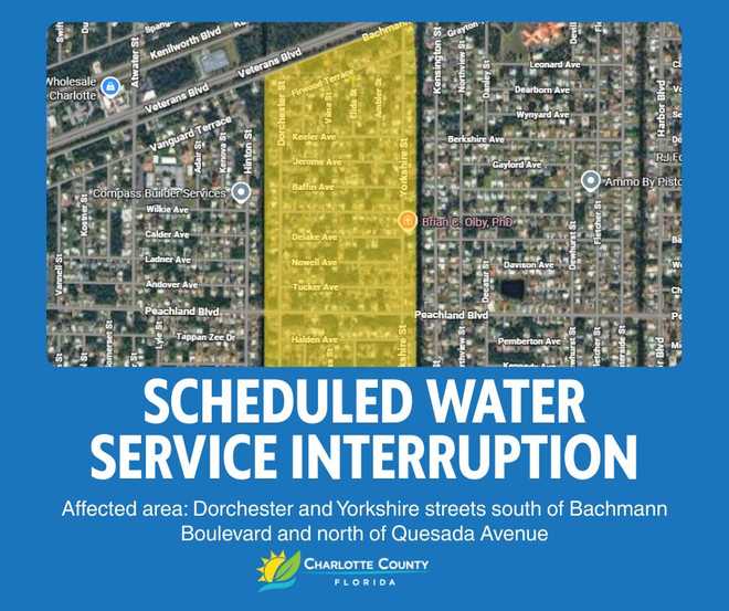 Scheduled Water Service Interruption CCU﻿