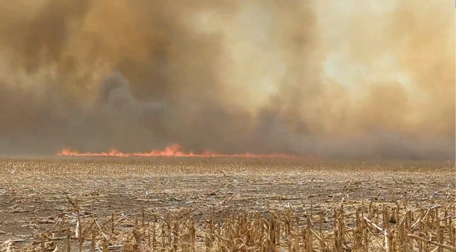 large fire in southwest nebraska