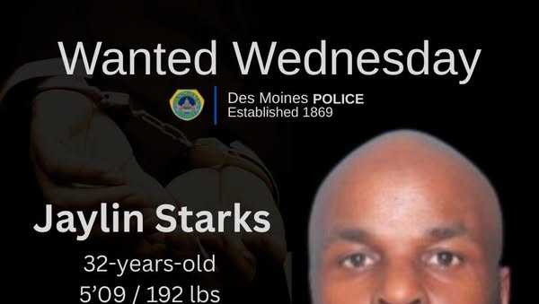 Des Moines police searching for man on charges related to 3-year-old child's near death
